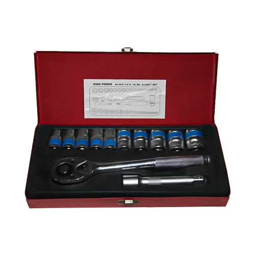 12pcs Mabilis na Ratchet Handle Socket Set (1/2 ')