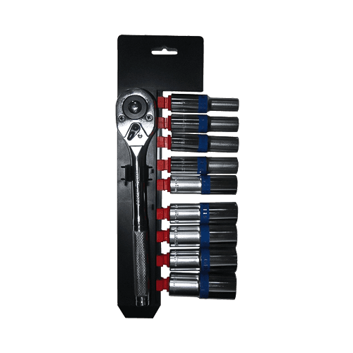 10PCS Hand Drive Socket Set (1/2 