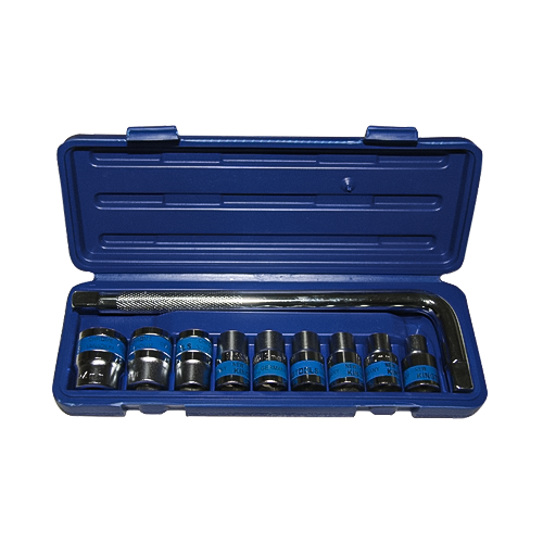 Bagong tool para sa mahusay na operasyon: 10pcs drive metric socket set (1/2 